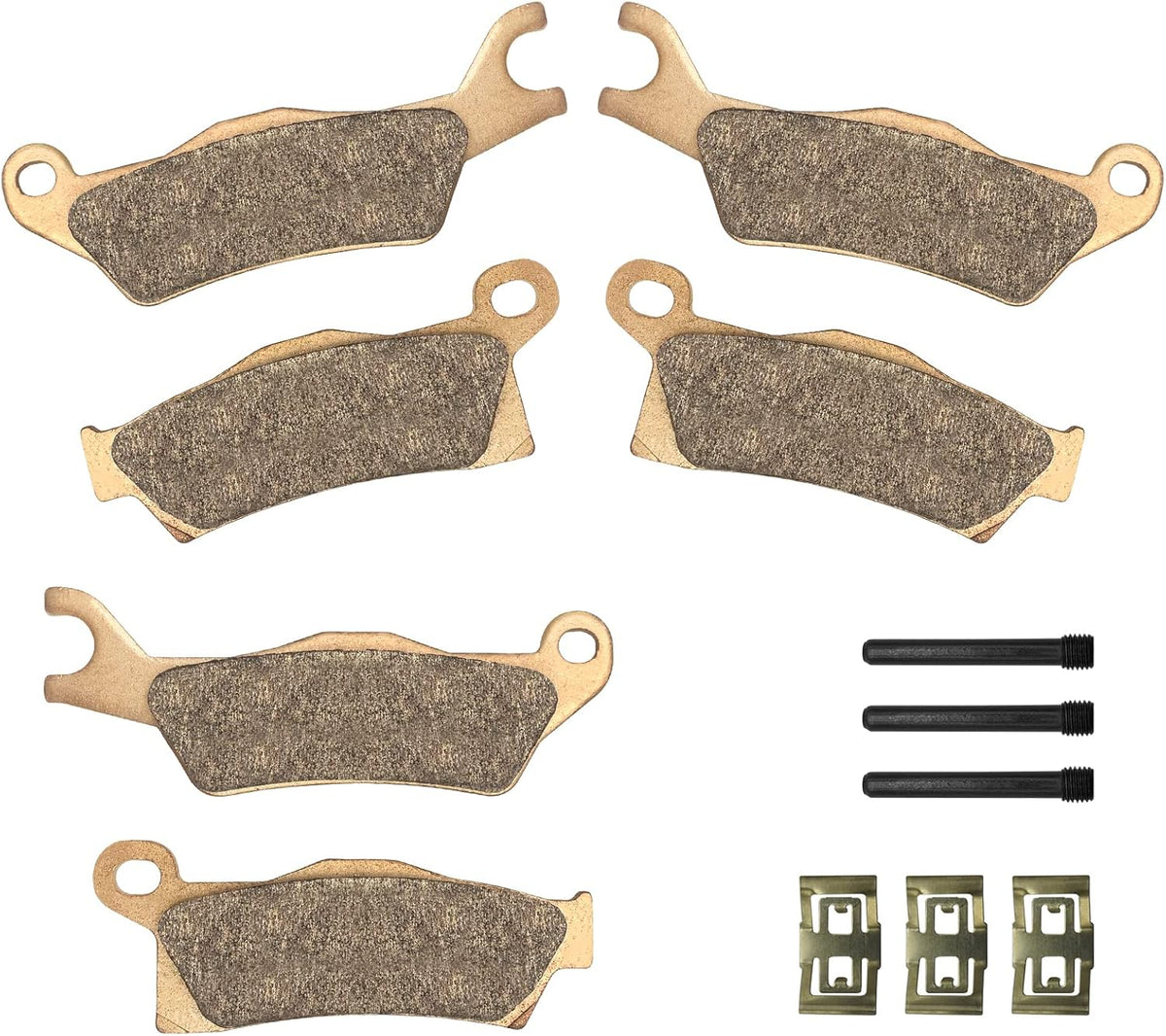Front & Rear Sintered Brake Pads Pack of 2 (3 Sets) P52573