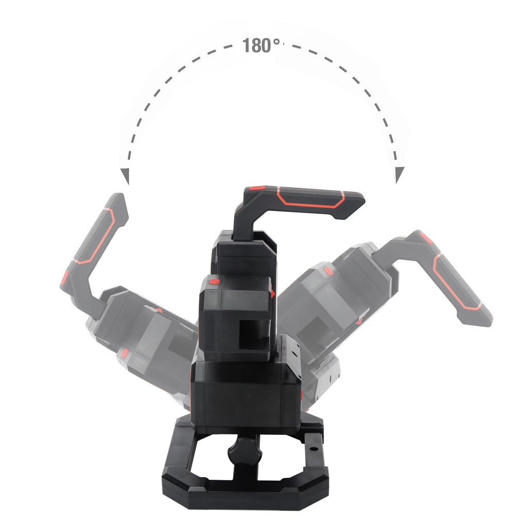 2000-Lumen LED Rechargeable Work Light & Detachable Spotlight K969