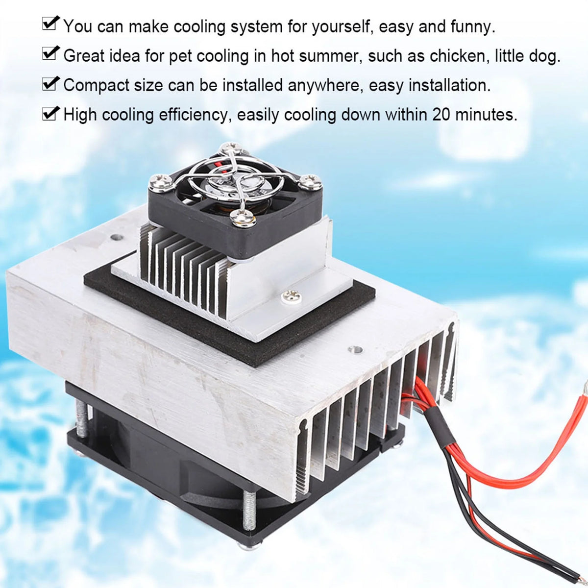 DC12V Semiconductor Cooling System Kit T546