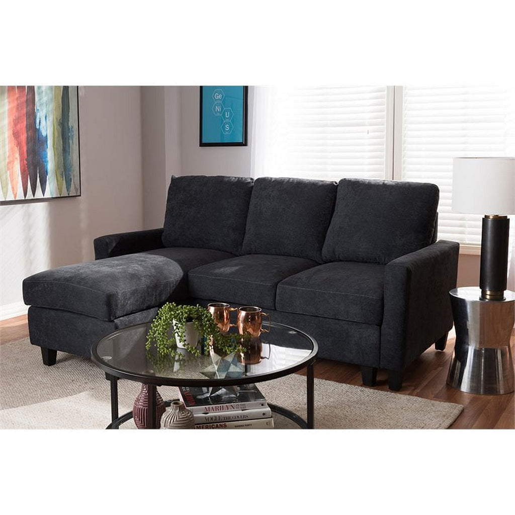 Reversible Sectional in Dark Gray C564