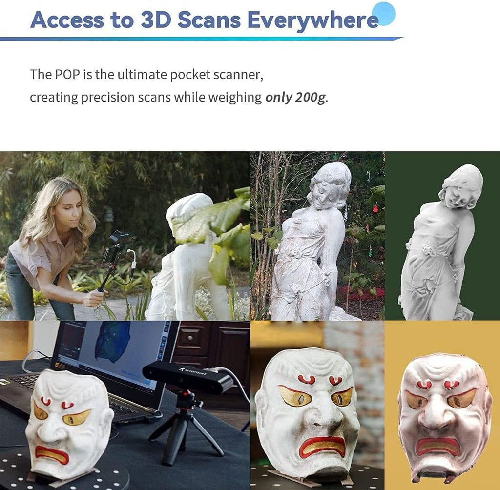 Black 3D Scanner with Turntable O78683