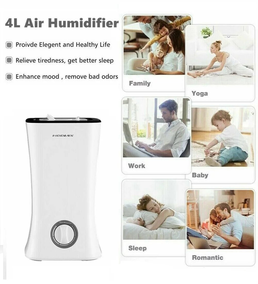 4L Cool Mist Ultrasonic Humidifier K150147