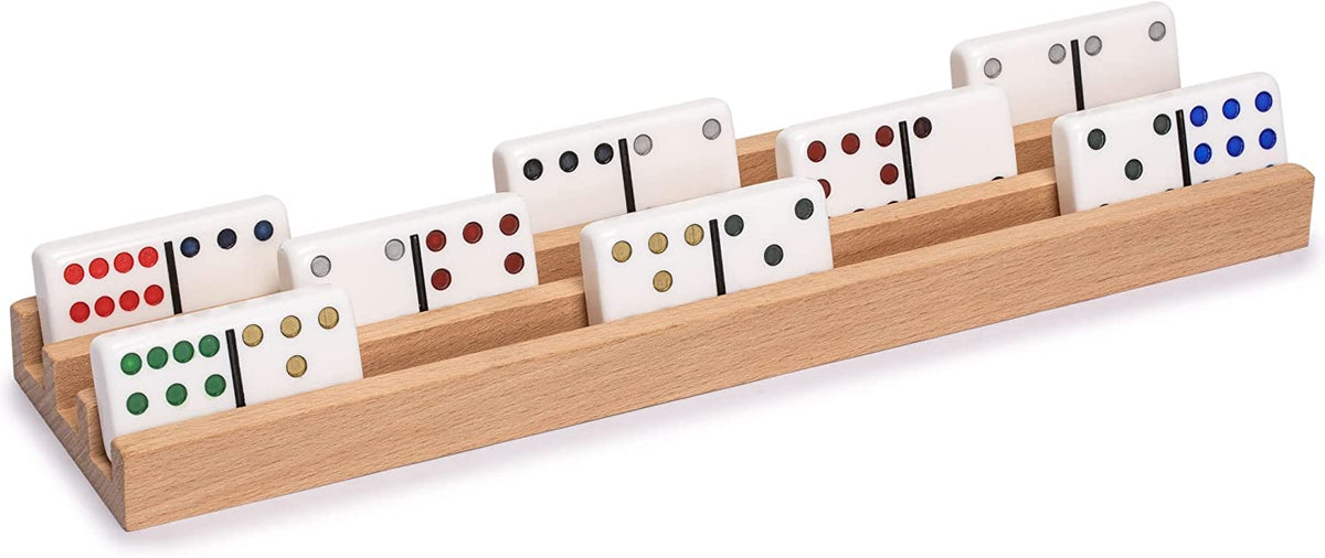 Beechwood Domino Racks/Trays - Set of 4 L276174