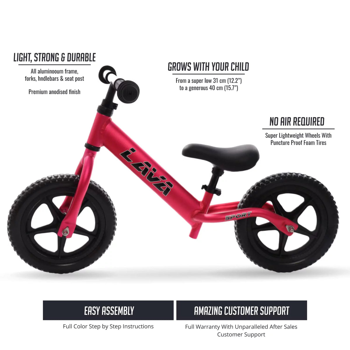Lightweight Aluminium Toddler Bike X8588