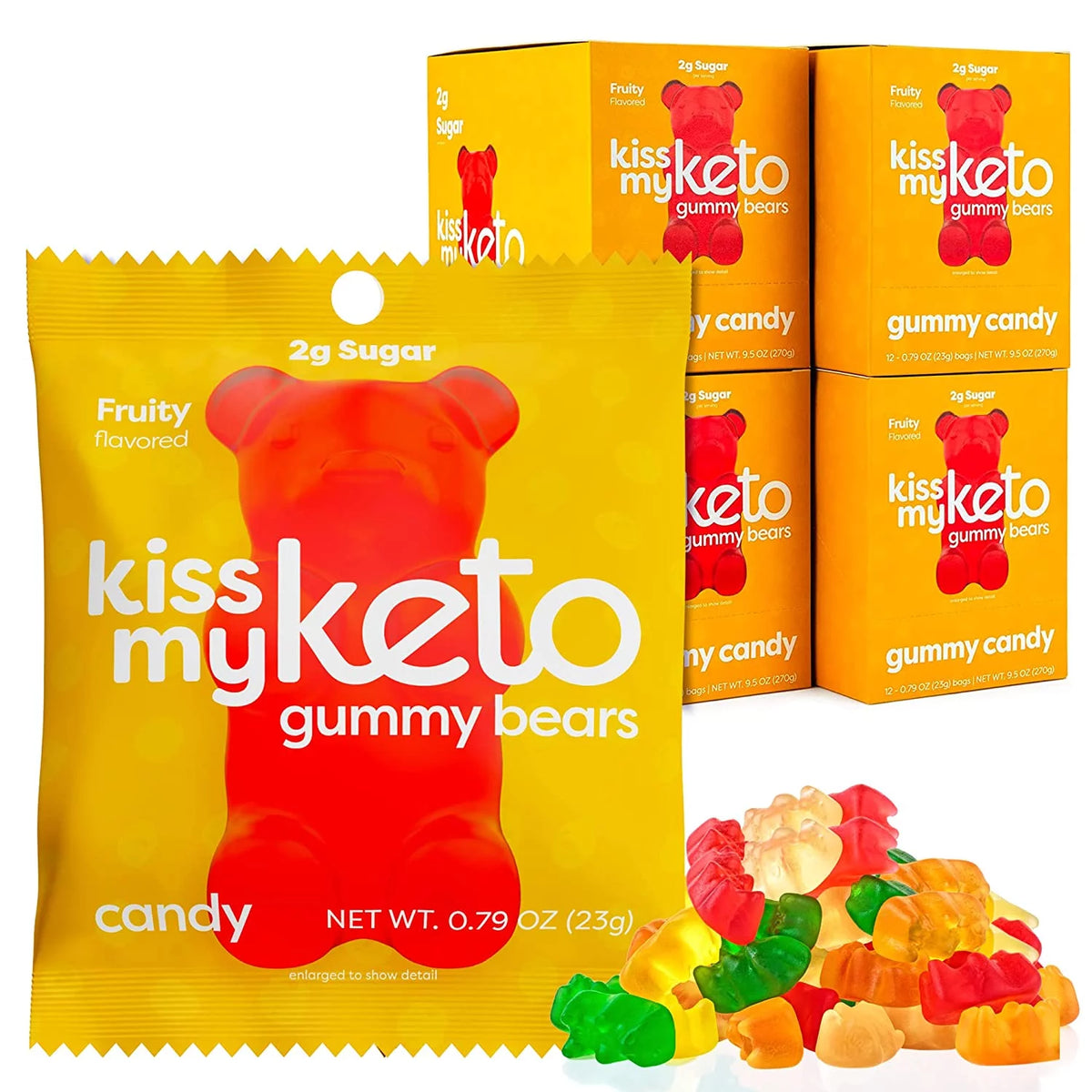 Low Carb Vegan Gummy Candy 48-pack M884