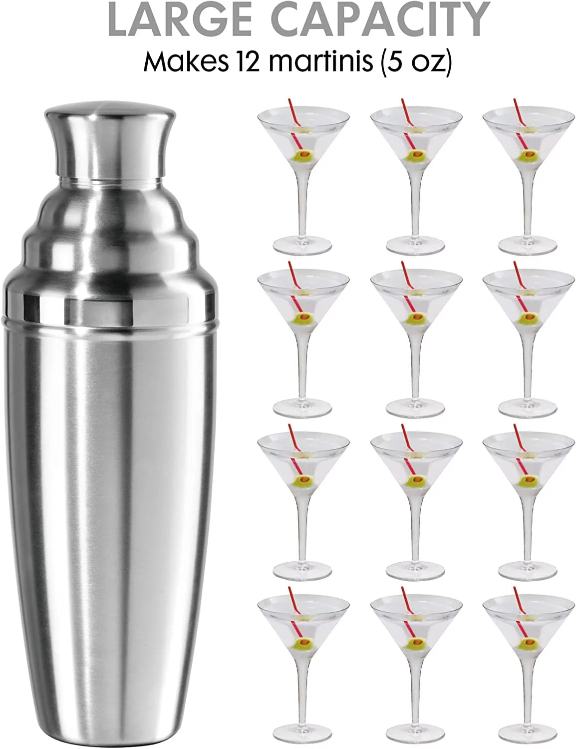 Stainless Steel Jumbo Cocktail Shaker U855276