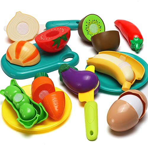 70 Pcs Cutting Play Food Toy with Storage Basket H8763