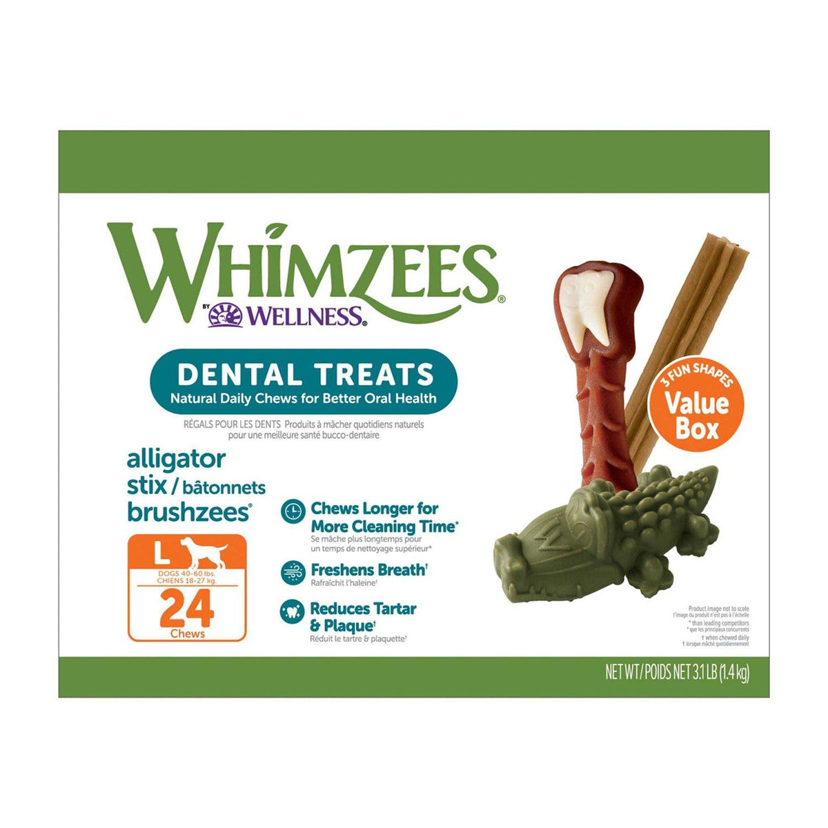 Large Natural Dental Dog Treats B309314