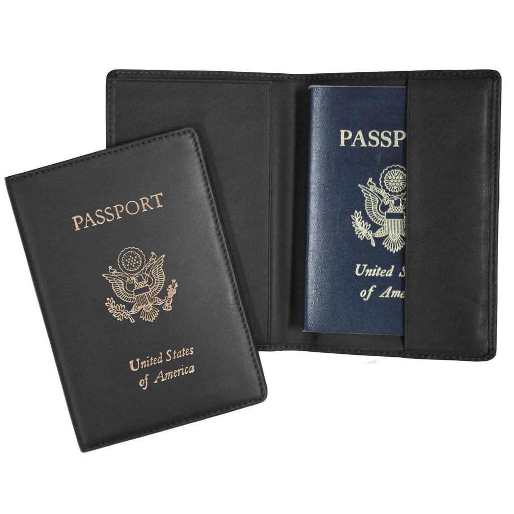 Blue Leather Passport Case S14950
