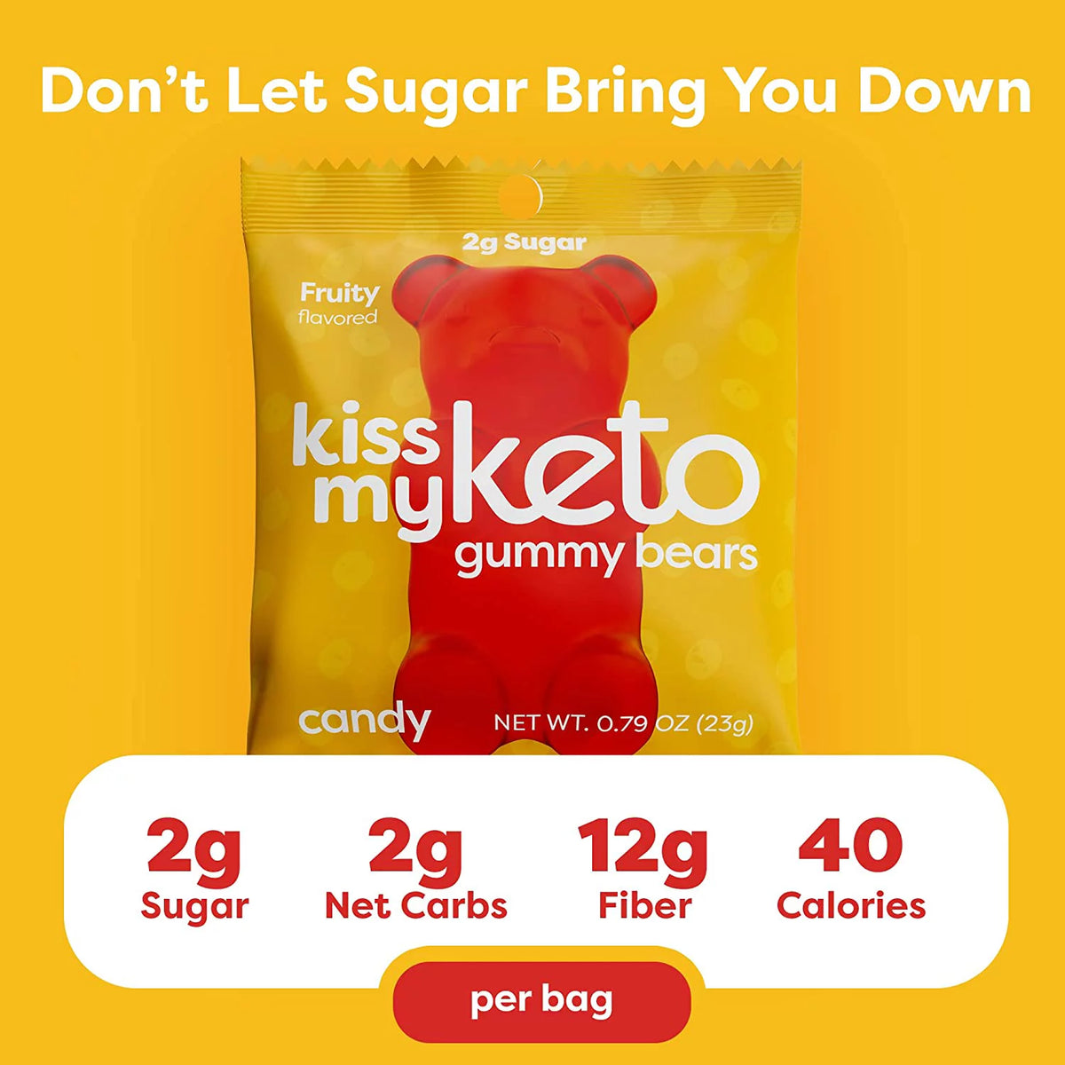 Low Carb Vegan Gummy Candy 48-pack M884